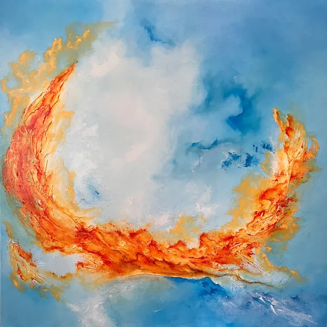 Divine Energy, original painting by Dannielle Campbell