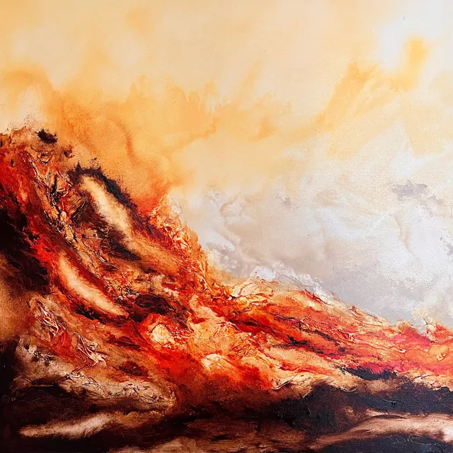 Crest Fallen, original painting by Dannielle Campbell